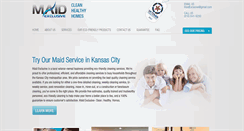 Desktop Screenshot of maidexclusive.com